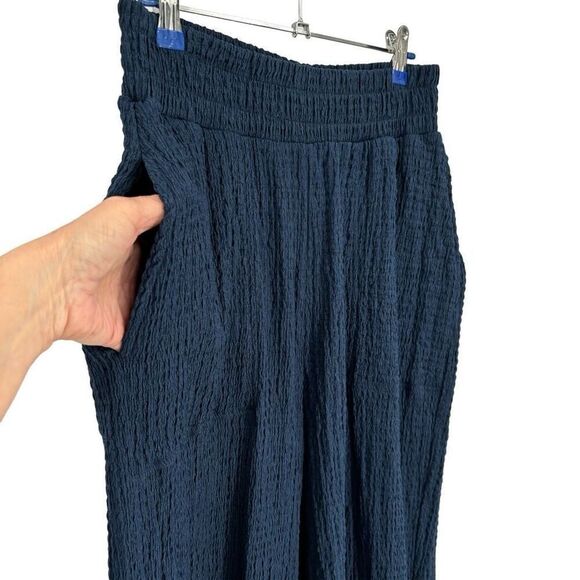 Free People Beach Wide Leg Pants Blue Small - Picture 5 of 9